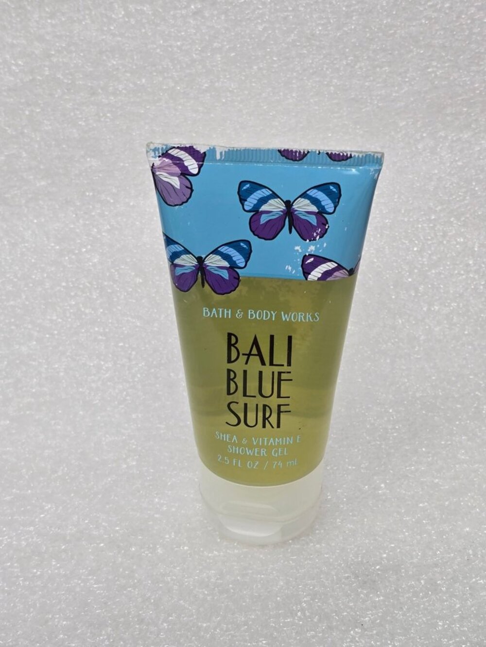 Bath & Body Works Bali Blue Surf Shea & Vitamin E Shower Gel 2.5 Oz Travel Size